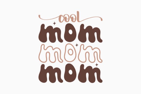 Cool Mom Retro Mothers Day SVG