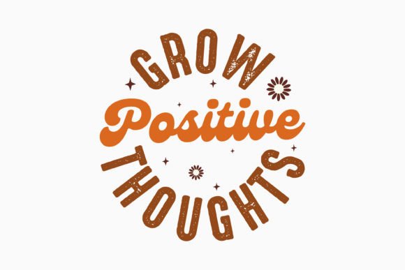 Grow Positive Thoughts Mental Health Svg