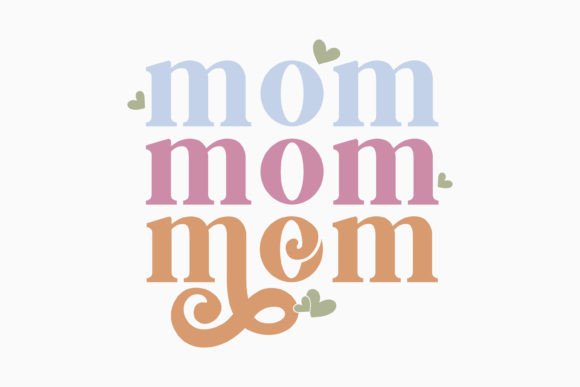 Mom Retro Mothers Day SVG