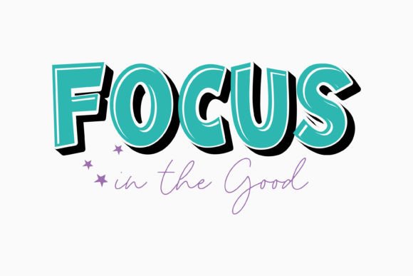 Retro Mental Health SVG Focus in the Go