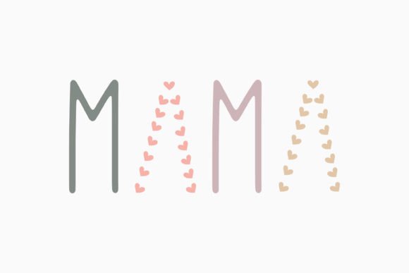 Retro Mothers Day Love Mama