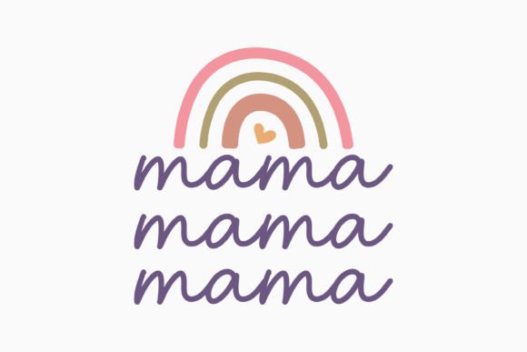 Retro Mothers Day SVG Mama